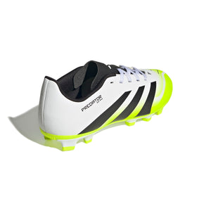 ADI JR PREDATOR CLUB FG WHITE/BLACK/LUCID LEMON