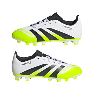 ADI JR PREDATOR CLUB FG WHITE/BLACK/LUCID LEMON