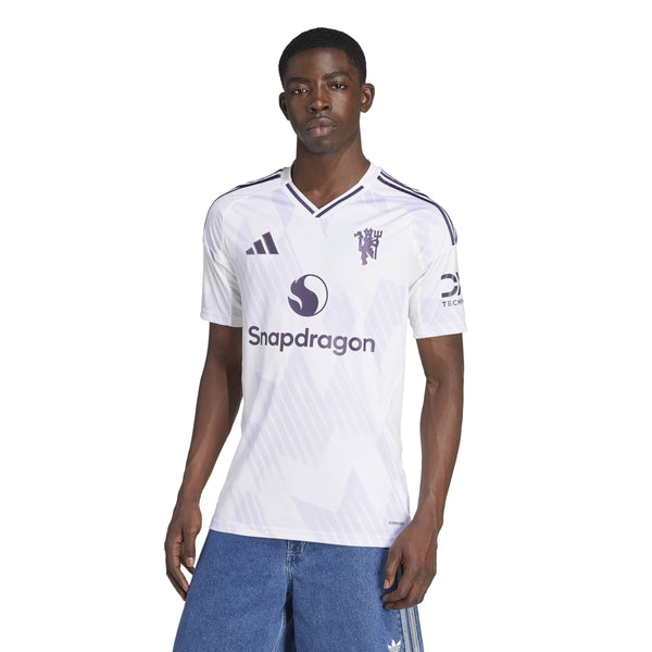 ADI MAN U 25-26 AWAY JERSEY WHITE/LAVENDER