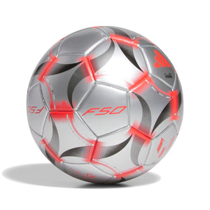 ADI MESSI MINI BALL SILVER/LUCID RED