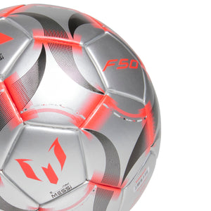 ADI MESSI MINI BALL SILVER/LUCID RED