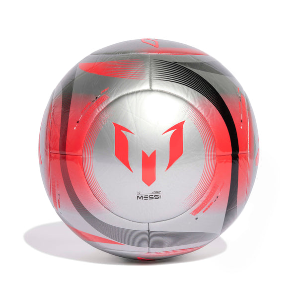 ADI MESSI CLUB BALL SILVER/LUCID RED