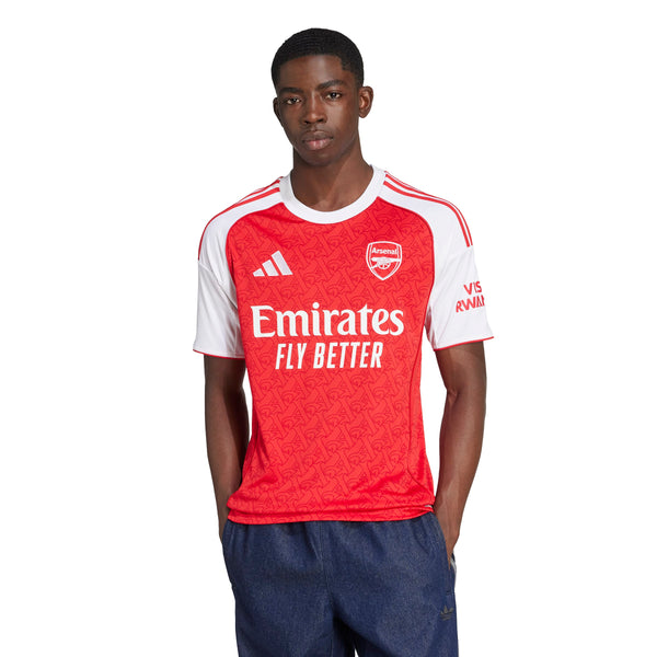 ADI ARSENAL 25-26 HOME JERSEY SCARLET RED/WHITE