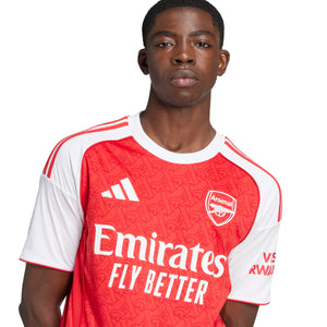 ADI ARSENAL 25-26 HOME JERSEY SCARLET RED/WHITE