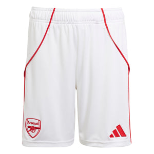 ADI JR ARSENAL 25-26 HOME SHORT WHITE/SCARLET RED