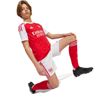 ADI JR ARSENAL 25-26 HOME SHORT WHITE/SCARLET RED