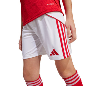 ADI JR ARSENAL 25-26 HOME SHORT WHITE/SCARLET RED