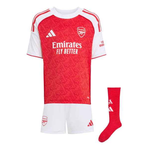 ADI JR ARSENAL 25-26 HOME MINIKIT SCARLET RED/WHITE