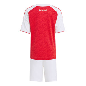 ADI JR ARSENAL 25-26 HOME MINIKIT SCARLET RED/WHITE