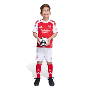 ADI JR ARSENAL 25-26 HOME MINIKIT SCARLET RED/WHITE
