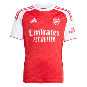 ADI JR ARSENAL 25-26 HOME JERSEY SCARLET RED/WHITE
