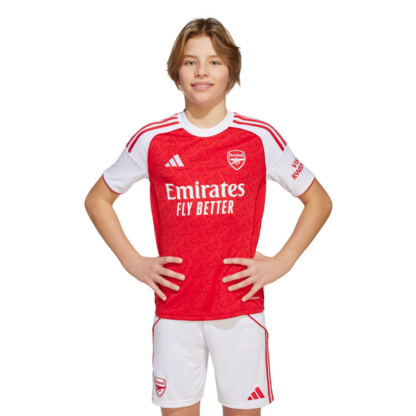 ADI JR ARSENAL 25-26 HOME JERSEY SCARLET RED/WHITE