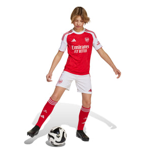 ADI JR ARSENAL 25-26 HOME JERSEY SCARLET RED/WHITE