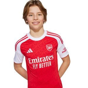 ADI JR ARSENAL 25-26 HOME JERSEY SCARLET RED/WHITE