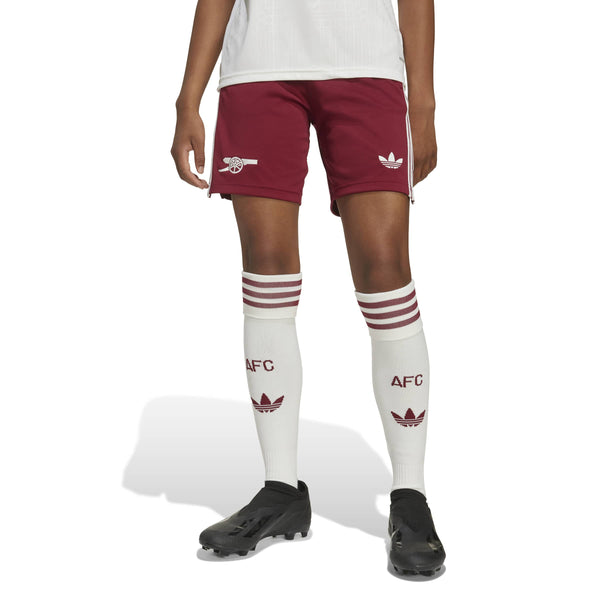 ADI JR ARSENAL 25-26 THIRD SHORT BURGUNDY/CLOUD WHITE