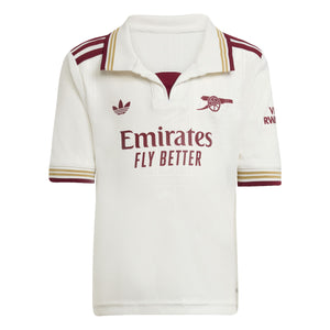 ADI JR ARSENAL 25-26 THIRD MINIKIT CLOUD WHITE/BURGUNDY