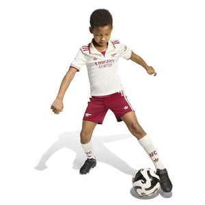 ADI JR ARSENAL 25-26 THIRD MINIKIT CLOUD WHITE/BURGUNDY