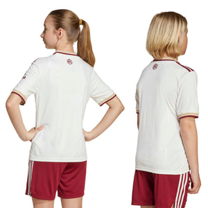 ADI JR ARSENAL 25-26 THIRD JERSEY CLOUD WHITE/BURGUNDY