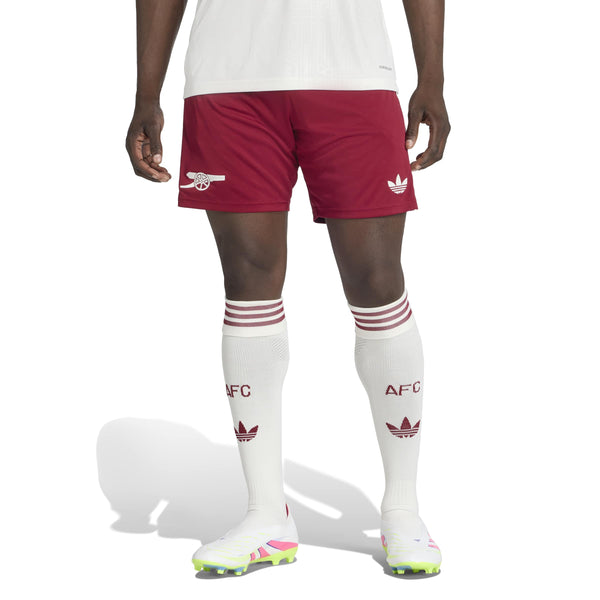 ADI ARSENAL 25-26 THIRD SHORT BURGUNDY/CLOUD WHITE