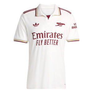 ADI ARSENAL 25-26 THIRD JERSEY CLOUD WHITE/BURGUNDY