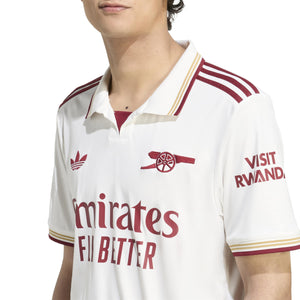 ADI ARSENAL 25-26 THIRD JERSEY CLOUD WHITE/BURGUNDY