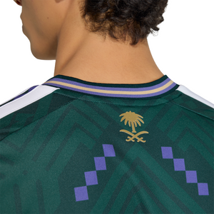 ADI SAUDI ARABIA WC26 HOME JERSEY AURORA IVY/WHITE