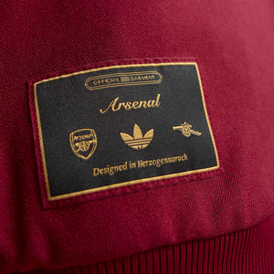ADI ARSENAL 25-26 ICON TRACK JACKET BURGUNDY