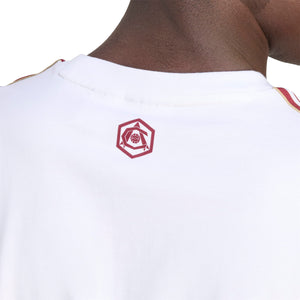 ADI ARSENAL 25-26 ICON TEE WHITE