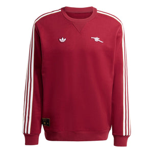 ADI ARSENAL 25-26 ICON SWEATER BURGUNDY
