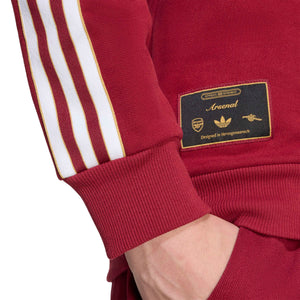ADI ARSENAL 25-26 ICON SWEATER BURGUNDY