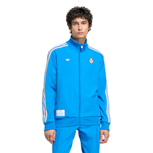 ADI REAL 25-26 ICON TRACK JACKET BLUE BIRD/WHITE