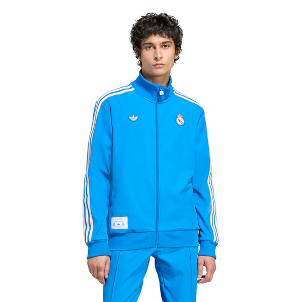 ADI REAL 25-26 ICON TRACK JACKET BLUE BIRD/WHITE