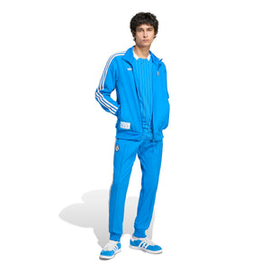 ADI REAL 25-26 ICON TRACK JACKET BLUE BIRD/WHITE