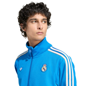 ADI REAL 25-26 ICON TRACK JACKET BLUE BIRD/WHITE