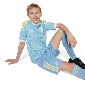 ADI JR JUVE 25-26 AWAY SHORT ASH BLUE