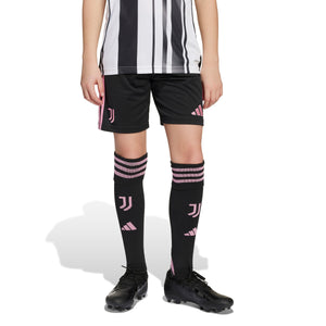 ADI JR JUVE 25-26 HOME SHORT BLACK/PINK
