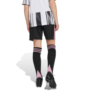 ADI JR JUVE 25-26 HOME SHORT BLACK/PINK