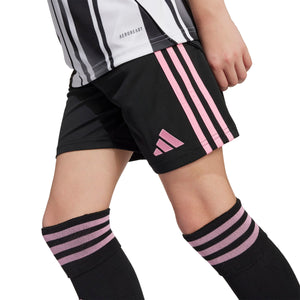 ADI JR JUVE 25-26 HOME SHORT BLACK/PINK