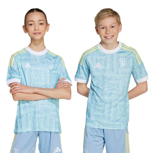 ADI JR JUVE 25-26 AWAY JERSEY ASH BLUE