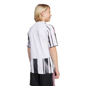 ADI JR JUVE 25-26 HOME JERSEY WHITE/BLACK/PINK