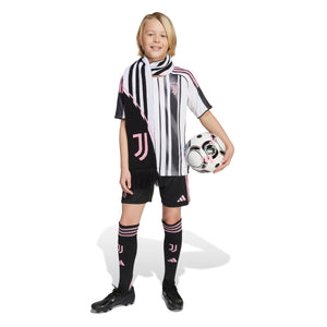 ADI JR JUVE 25-26 HOME JERSEY WHITE/BLACK/PINK