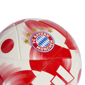 ADI BAYERN 25-26 HOME MINI BALL WHITE/RED/GOLD