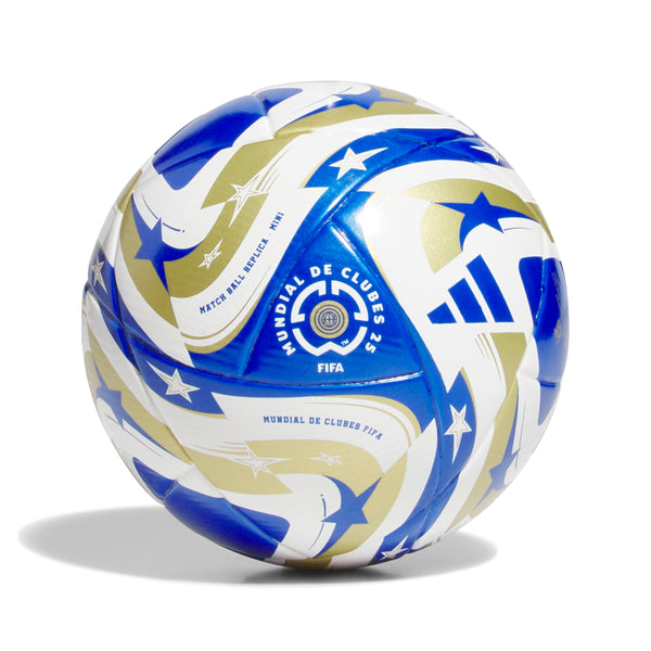 ADI 2025 CLUB WORLD CUP FINAL MINI BALL WHITE/MASTER BLUE/GOLD