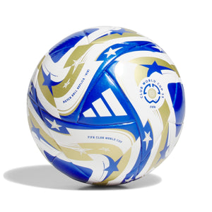 ADI 2025 CLUB WORLD CUP FINAL MINI BALL WHITE/MASTER BLUE/GOLD