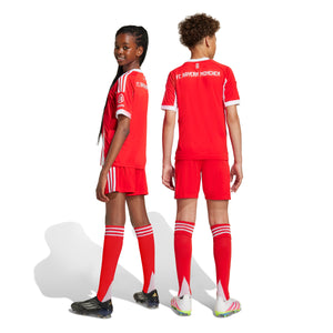 ADI JR BAYERN 25-26 HOME SHORT RED