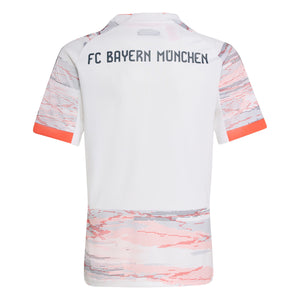 ADI JR BAYERN 25-26 AWAY JERSEY WHITE/GREY/RED