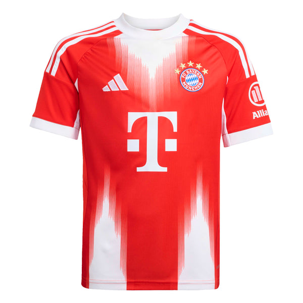 ADI JR BAYERN 25-26 HOME JERSEY RED/WHITE