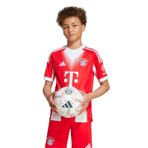 ADI JR BAYERN 25-26 HOME JERSEY RED/WHITE