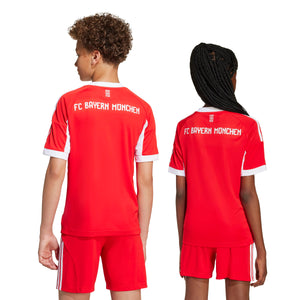 ADI JR BAYERN 25-26 HOME JERSEY RED/WHITE