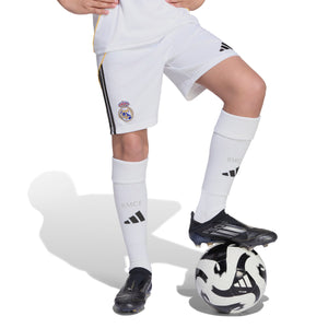 ADI JR REAL 25-26 HOME SHORT WHITE